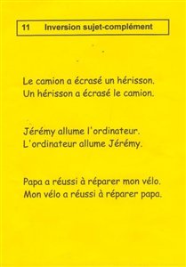 Si on inverse sujet et compl&eacute;ment, ce peut &ecirc;tre bien amusant !